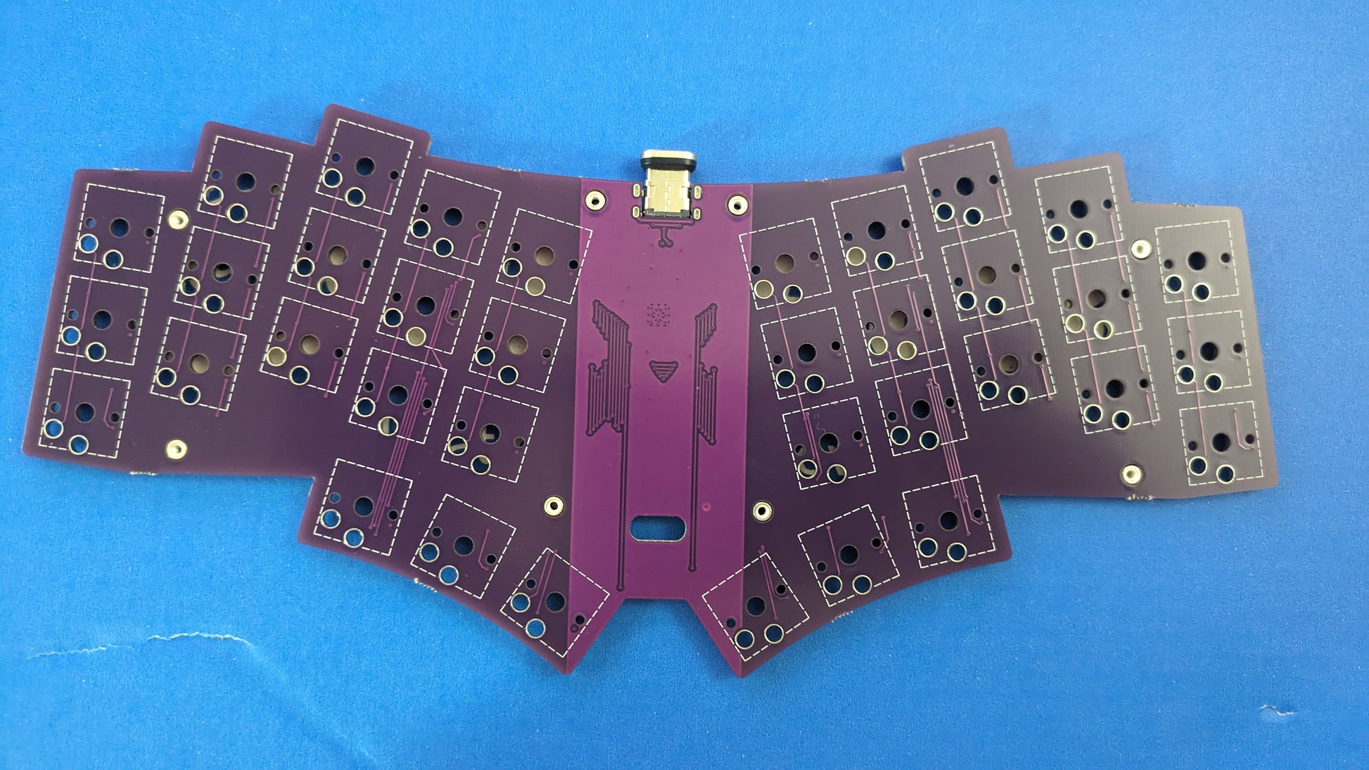 Bad Wings V2 Prototype 1 - top side PCB